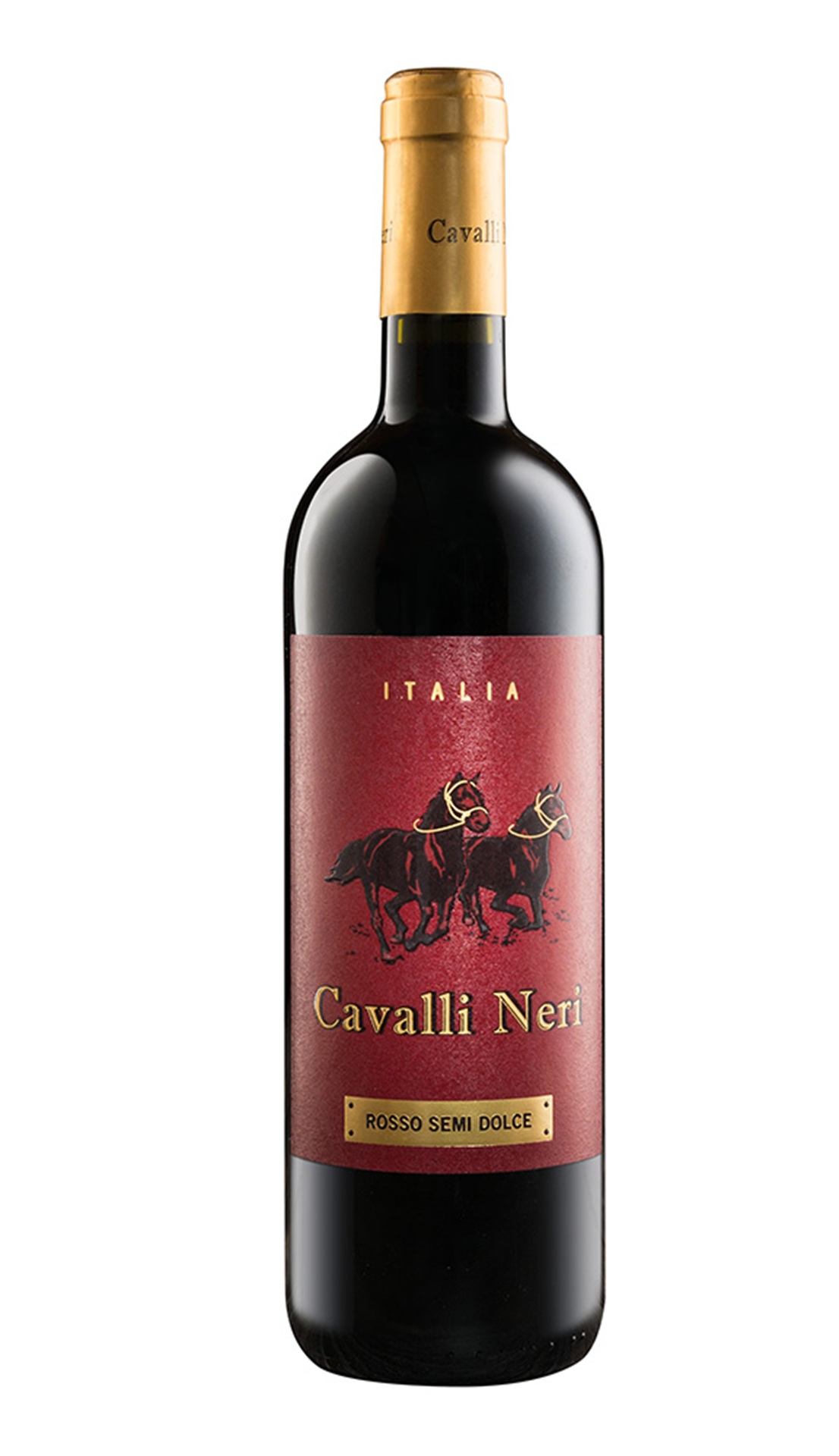 Вино Cavalli Neri Rosso Italiano Semi-Dolce (черв.пол/сол) 0,75л